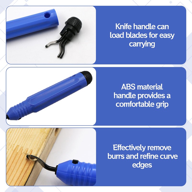 Deburring Tool for Resin,11 Pcs De Burr Tool Set,Resin Trimmer
