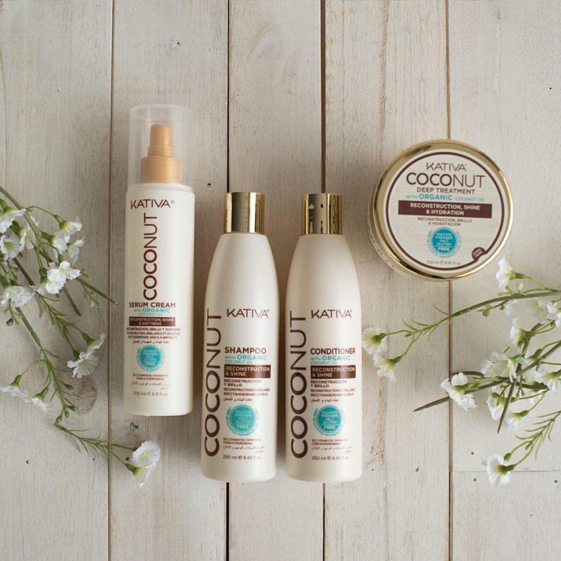 Kativa Coconut Oil Serum in a Restoring and Shiny Cream
