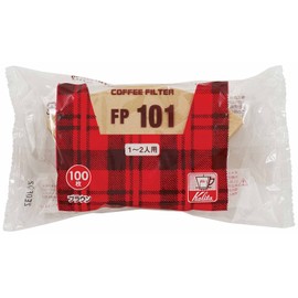 カリタ Kalita うまみを引き出す コーヒー ペーパー フィルター 台形 1~2人用 FP101濾紙 100枚 ブラウン #11111 おしゃれ キャンプ アウトドア 喫茶店 アンティーク 結婚 祝い プレゼント 誕生日 女性 男性 還暦 退職 記念日 ギフト 贈り物 還暦 敬老