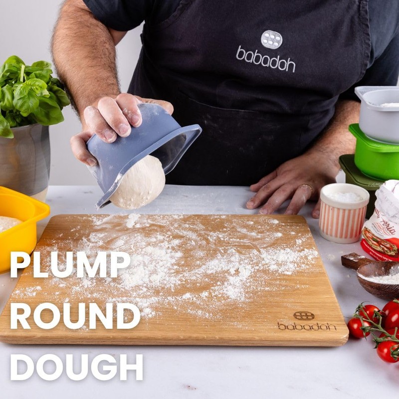 Babadoh Pizza Dough Proofing Silicone Containers with Lids | Pizza