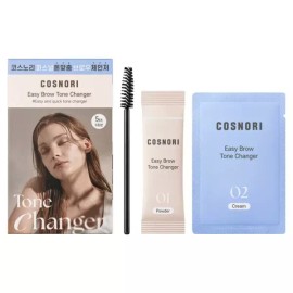Cosnori 코스노리 이지 브로우 톤 체인저 탈색제 5회분 1개 [01_1개] Cosnori Easy Brow Tone Changer Bleach 5 Applications 1 Piece [01_1 Piece]