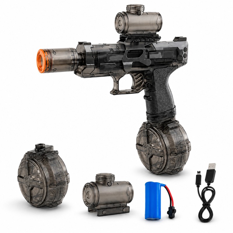 Rechargeable Automatic Water Blaster – Electric Water Toy for Pool,