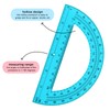 Zonon 3 Pack 6 Inch Plastic Protractor Christian Charity Donation