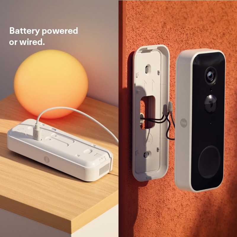 Yale - Smart Video Doorbell [NO SUBSCRIPTION REQUIRED] Full HD