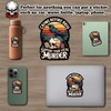 Crows Before Bros Support Your Local Murder Sticker Retro Crow