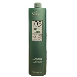 Silky .03 Hydrating Hair Balm with Green Tea Extract - Daily Herbal Hair Treatment for Instant Hydration & Manageable Hair - Hair Mask Cruelty-Free & Suitable for All Hair Types -1000 ml