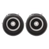 1 Pair 10in NAB Hub Adapters Professional Aluminium Alloy Polished
