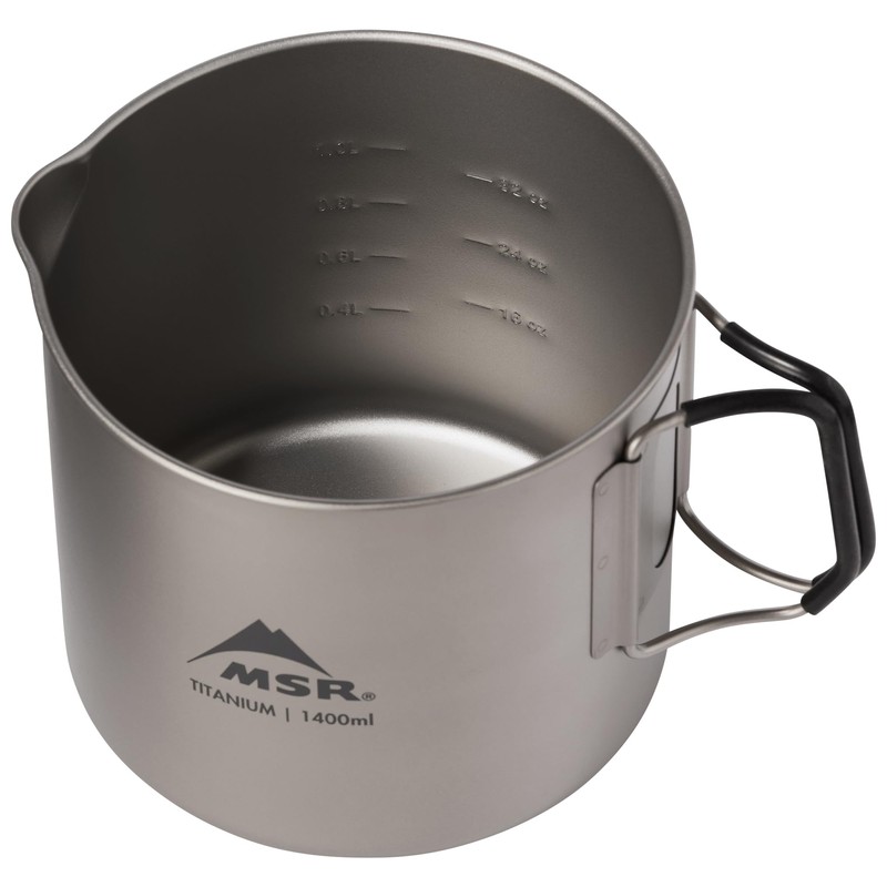 MSR Titan Titanium Camping Kettle, 1400 mL