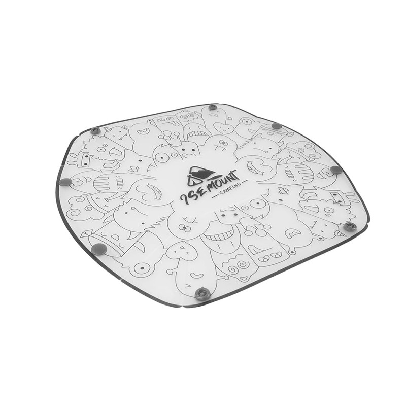 Laroal 4-Piece Portable Camping Tableware Set – Ultra-Light Folding Bowl,