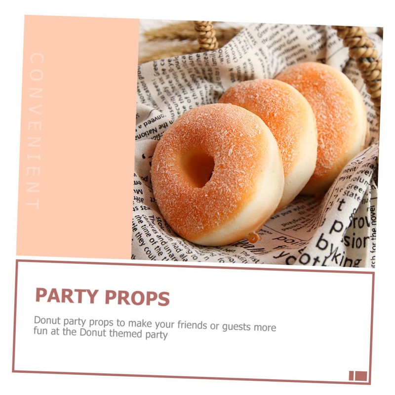 UPKOCH 2pcs Faux Donut Model Home Decoration Theme Party Birthday