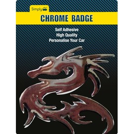 Simply CB47 Dragon Chrome Badge