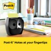 Post-it Z-Notes Dispenser Owl Black + Post-it Super Sticky Z-Notes