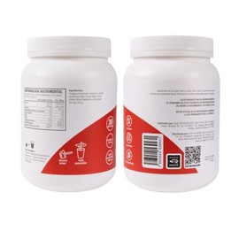 LIFE180 Colágeno Hidrolizado más Ácido Hialurónico en Polvo, Sabor Moras, Paquete de 2 piezas de 450gr. 30 Porciones, 1100 gramo, 2