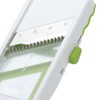 PrepSolutions Adjust-A-Slice & Julienne Mandoline, White & Green – Adjustable