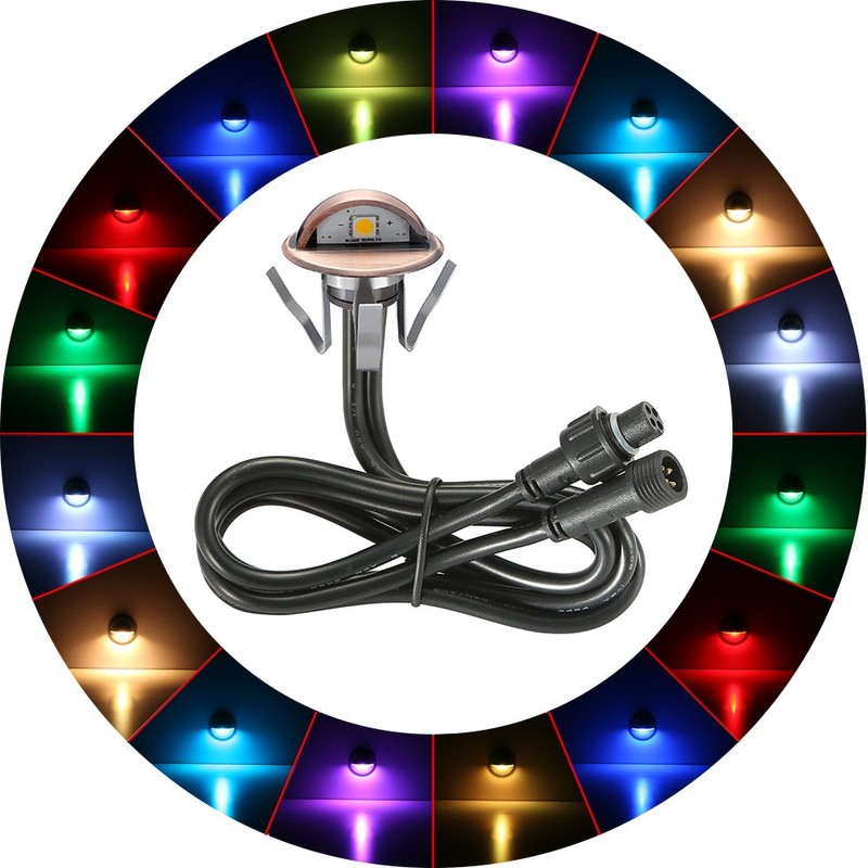 FVTLED WiFi LED Deck Lights Kit, 20 Pack D35 RGB