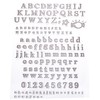 Artemio Clear Stamps Alphabet IV, Transparent