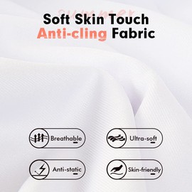 MANCYFIT Half Slips for Under Dresses Slip Skirt Extender for Women Underskirt Lace Trim A-Line Knee Length White Small