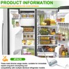 4-Pack WR02X10585CM Refrigerator Door Spring for GE Refrigerators