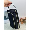 Pencil Case Large Capacity Pencil Case Black Trapezoidal Shape Pencil