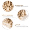 VOSAREA Roman Church Statue Mini Resin Italy Trevi Fountain Figurine
