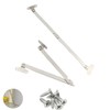 UtySty 2 Pack Folding Lid Support Hinge Drop Lids Stay