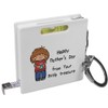 Azeeda 'Happy Mother's Day' Keyring Tape Measure/Spirit Level Tool (KM00042786)