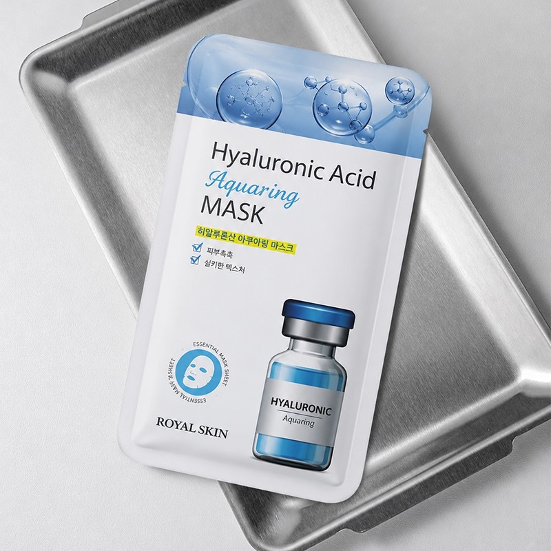 Royal Skin Hyaluronic Acid Aquaring Mask Pack Set (10 sheets)