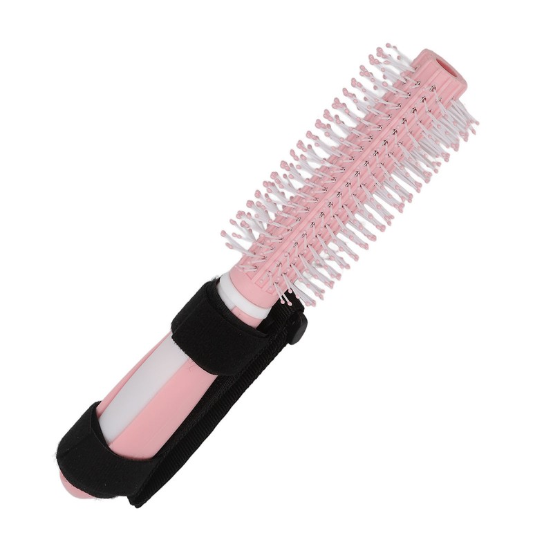 Handicapped Auxiliary Comb Portable Plastic Handle Comb Hair Brush for