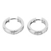 S925 Sterling Silver Ear Hoop Clip Rhinestone Style Clip Hoop