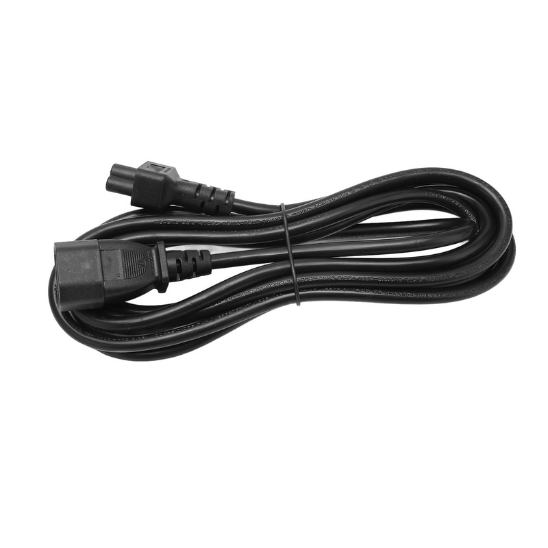 IEC320 C14 Male to C5 Female Power Cable Tension Resistant