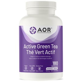 AOR AOR Active Green Tea 700mg, 180 Vegan Caps 60-Day Supply - Powerful EGCG Green Tea Extract Supplement for Liver & Digestive Support & Cardiovascular Function - Non-GMO, Gluten-Free Antioxidant Formula