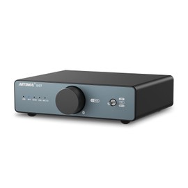 AIYIMA D07 HIFI Grade DAC Decode AKM4493SEQ/ XMOS316 Chipset USB 1.0 Mode (with Volume Control), USB/Light/Coaxial 3 Types of Input & 2 RCA Outputs, PCM 768kHz/32bit DSD512