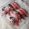 [Handmade nail tips] beauty full (cutie ver) - Oval /