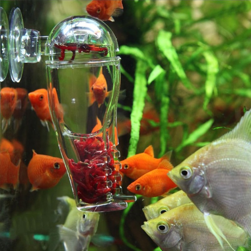 HIERYAN Planaria Trap Catch, Clear Trap Catcher for Cherry Shrimp
