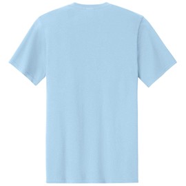 Joe's USA Lightweight Easy Cotton Tee-M-Ice Blue