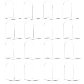 Book Ends for Shelves Clear Acrylic Bookends for Heavy Books Organizer Book Stopper to Hold Books for Home Office School and Desktop Decoration(Circular Arc) (16)