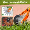 Walensee Wheel Rotary Edger, 69.7 Inch Hand Manual Edger Lawn