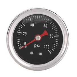 High Performance Oil Pressure Gauge, Fuel Pressure Gauge, Universal Durable for Universal Fuel Pressure Regulator