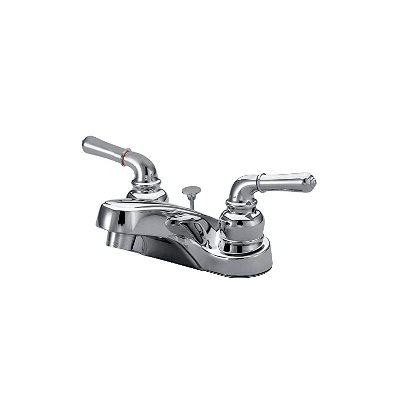 Kingston Brass KB251B Magellan Twin Lever Handle 4-Inch Centerset Lavatory