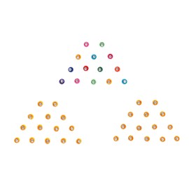 Bindi Pack of 6 Crystal Indian Traditional Designer Bindis Jewel For Forehead Face Tikka Multicolored Mixed Bindiya Stickers Adh esive Stone Bindi Body Tattoos for Women Girls Bride