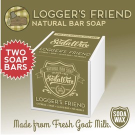 SodaWax™ Natural Bar Soap (2-Pack) LOGGER'S FRIEND (10oz/280g) Any 3 Items SHIP FREE