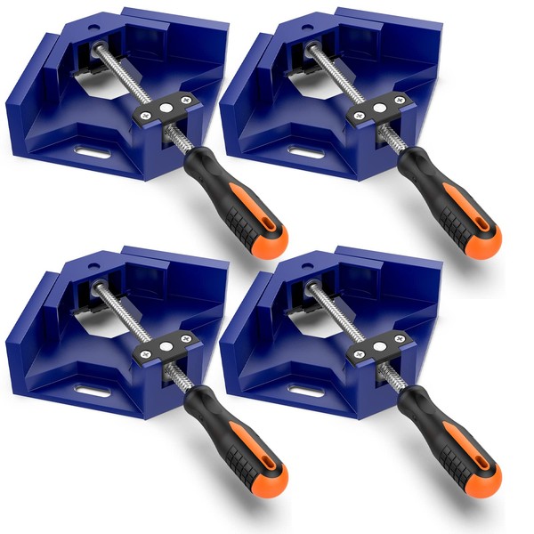 Right Angle Clamp, Housolution [4 PACK] Single Handle 90° Aluminum