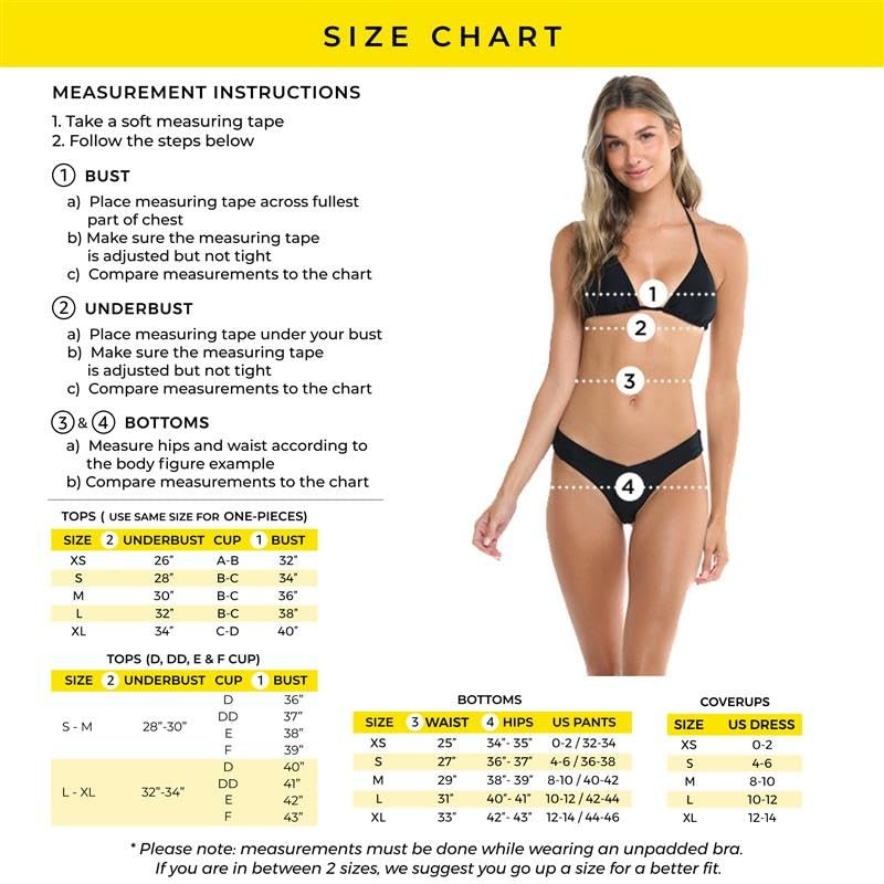 Body Glove Women's Standard Smoothies Drew Solid D, DD, E,