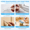 UPZIGS Refillable Touch Up Paint Pen, 3 Pack for Walls