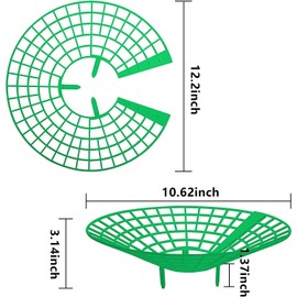 GIONAR Pack of 14 strawberry support stands, strawberry rack, balcony strawberry nets, protect strawberries from dust and snails, creates a safety distance from the ground