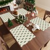 BOTB LIHM Christmas Tree Green Winter Xmas Cloth Placemats Set