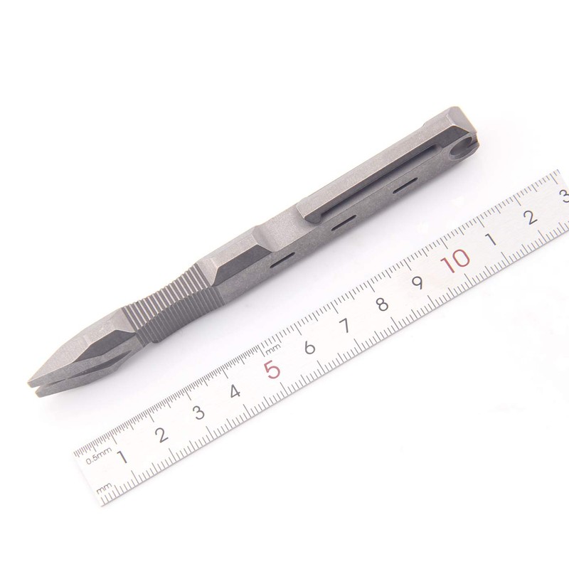 Titanium Pry Bar Crowbar Nail Puller Outdoor Survival With Pocket