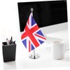NUOBESTY Mini British Table Flag UK Table Flag British Table