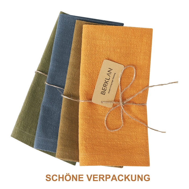 Berklan Linen Table Runner 40 x 180 cm for Dining