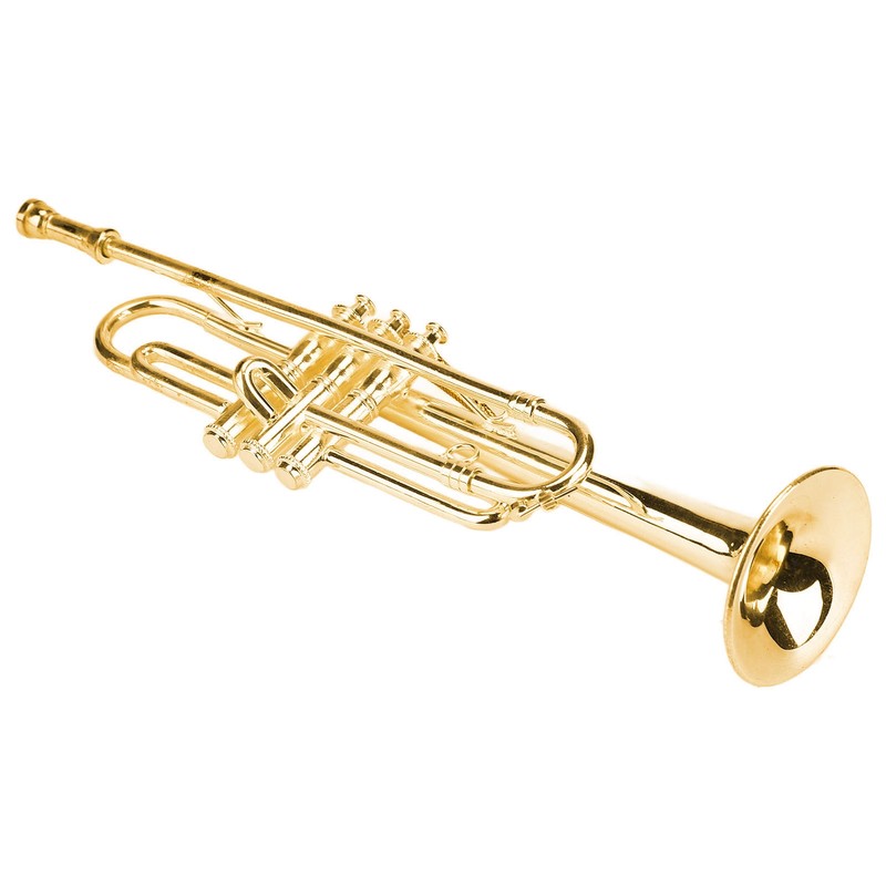 Miniature Trumpet Model High Simulation Mini Musical Instrument for Home